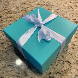 Tiffany and co box and ribbon